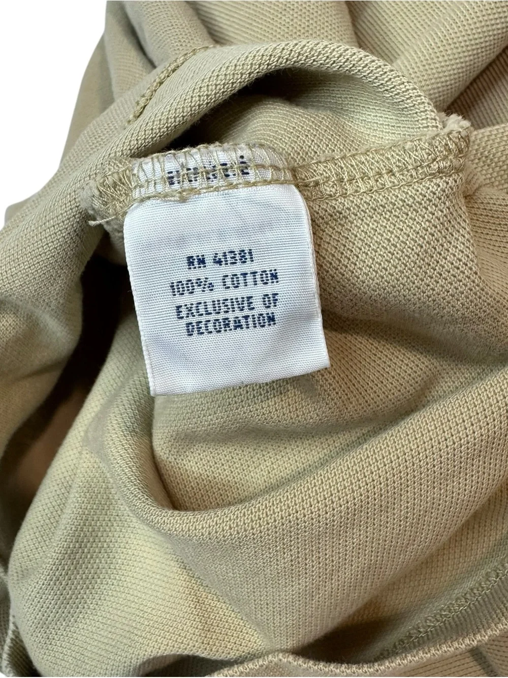 Polo Ralph Lauren Men’s Classic Fit Polo Shirt Tan Beige Short Sleeve Size Large